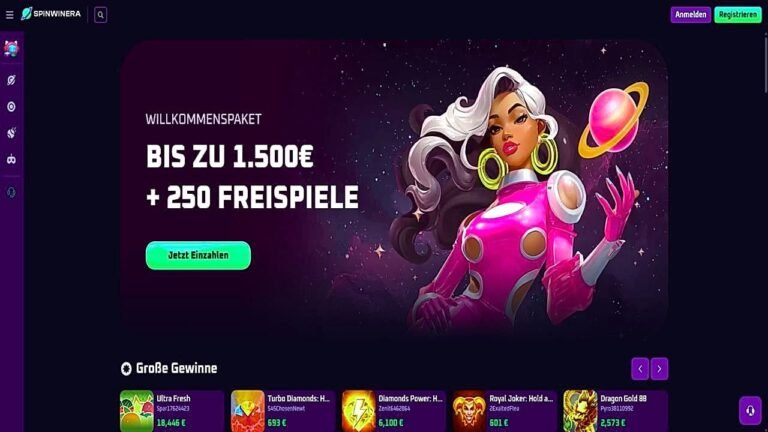 Spinwinera Bonus ohne Einzahlung