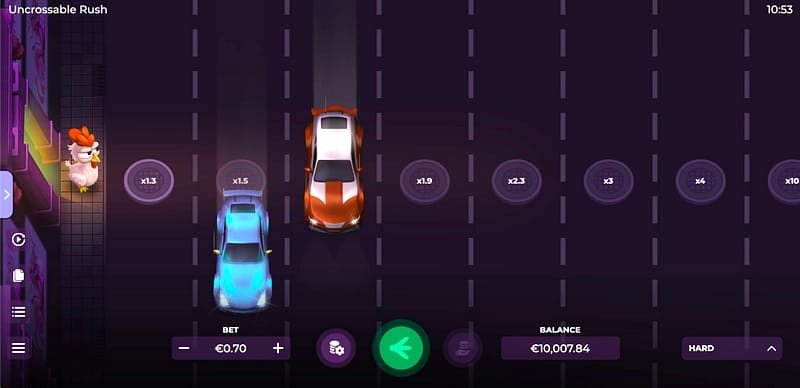 Uncrossable Rush wie spielt man? – Demo oder Echtgeld - was zuerst bei Uncrossable Rush?