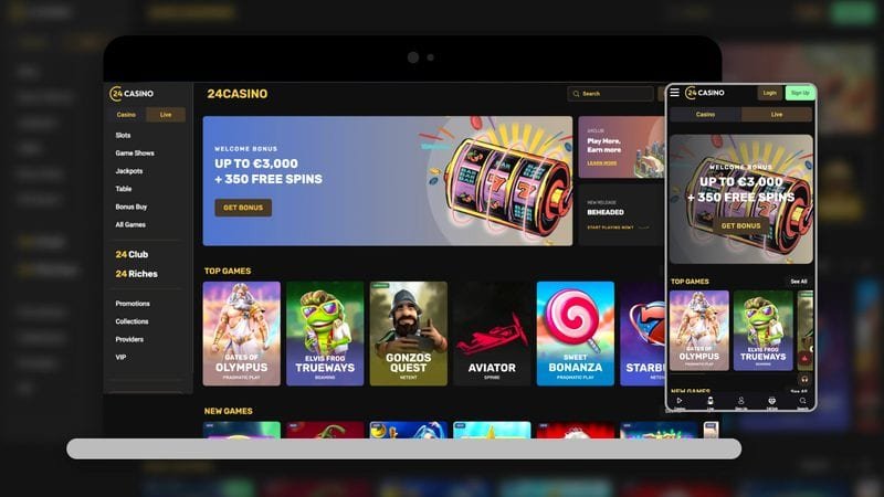 Der Willkommensbonus von 24 Casino im Detail